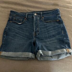 Old Navy High-Waisted O.G. Straight Jean Shorts -- 5-inch inseam